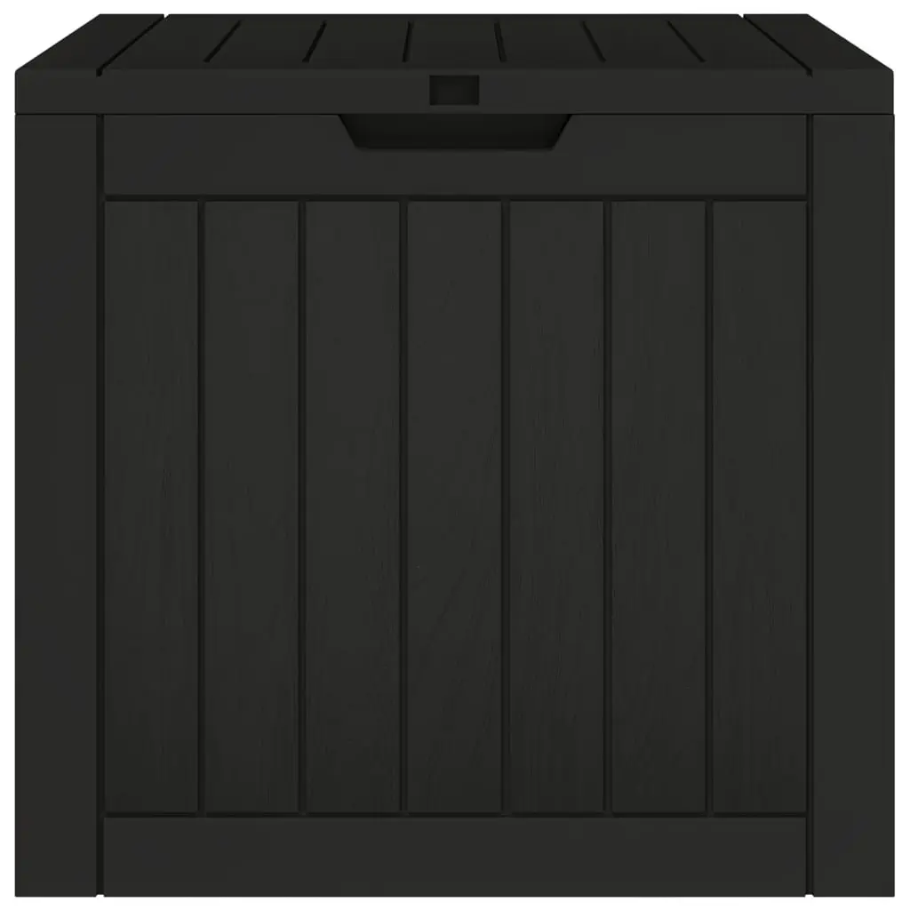 Garden Storage Box Outdoor Furniture 55.5 x 43 x 53 cm Black