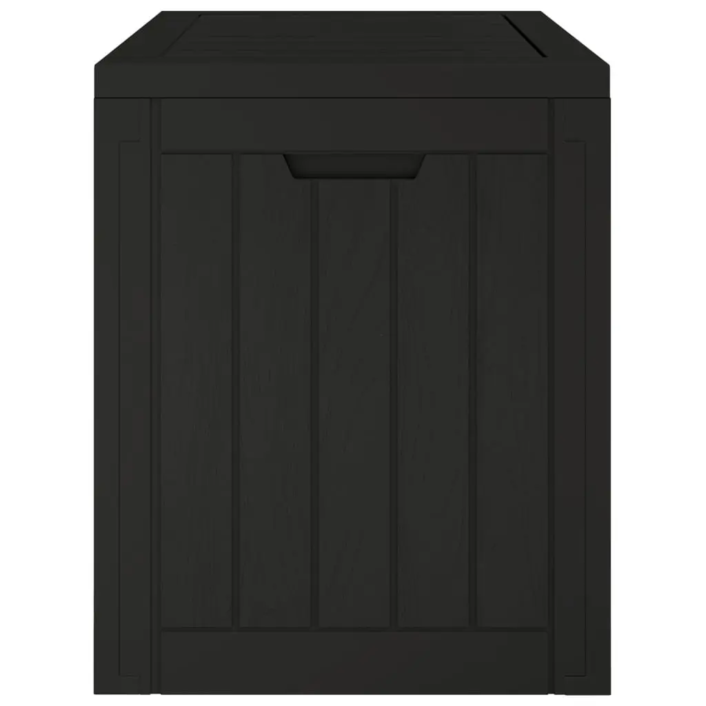Garden Storage Box Outdoor Furniture 55.5 x 43 x 53 cm Black