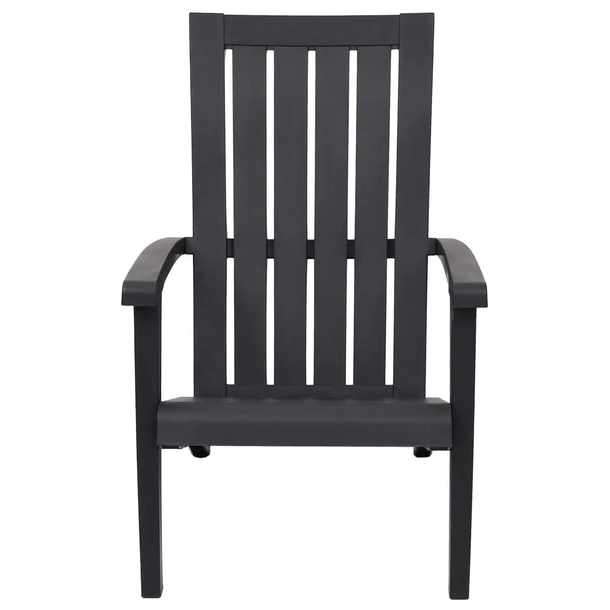 Adirondack Chair Outdoor Garden Lounge Seating Black