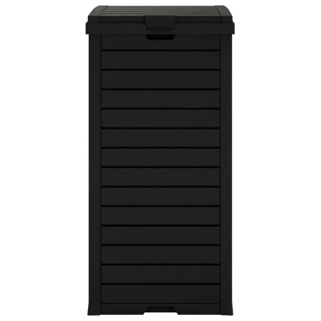 Black Outdoor Garbage Bin 41x41x86cm