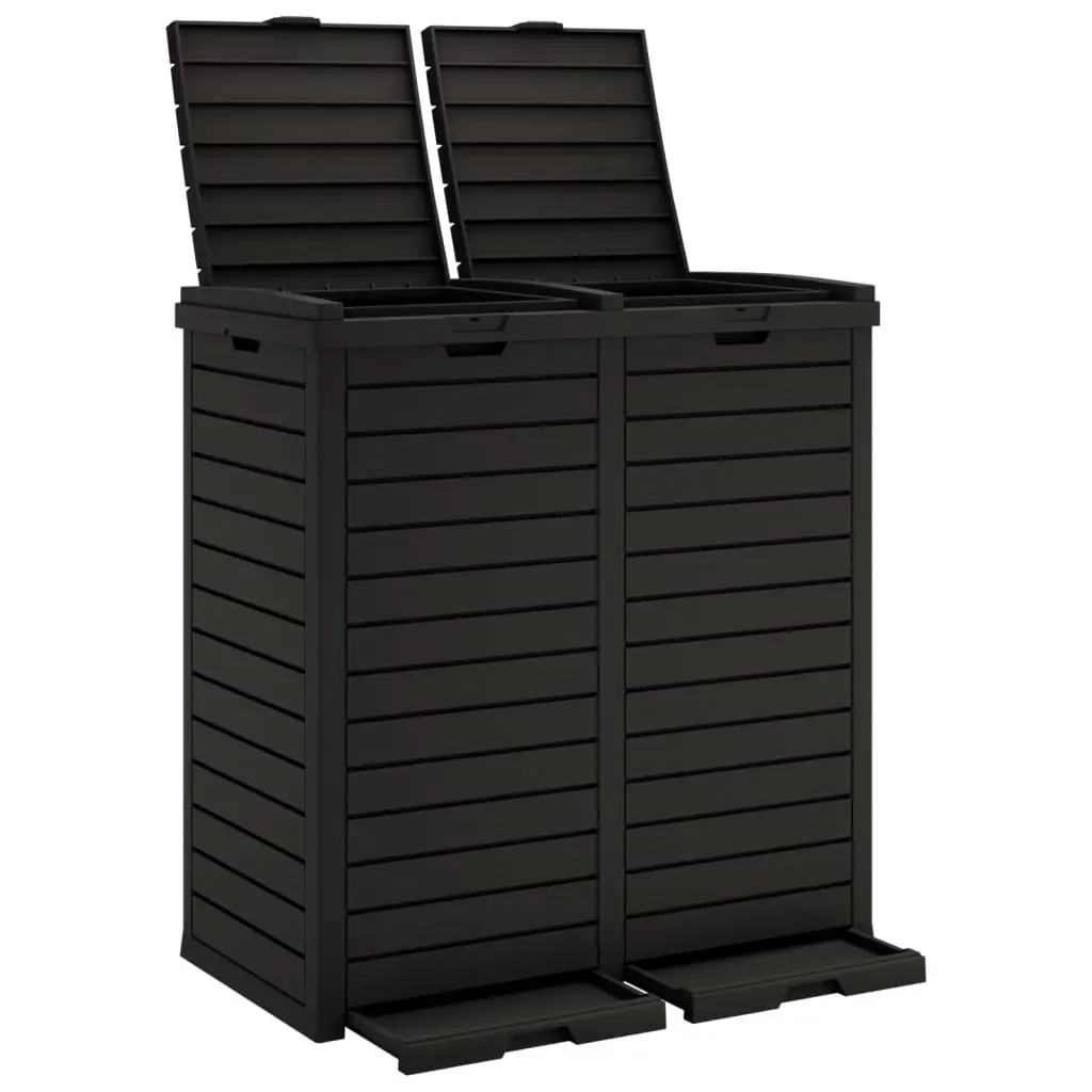 230L Outdoor Garbage Bin with Double Lid