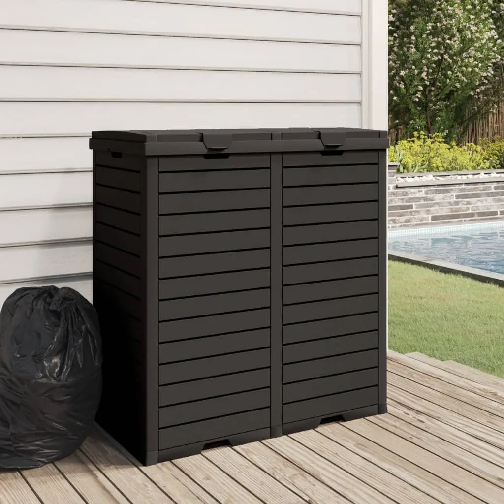 230L Outdoor Garbage Bin with Double Lid