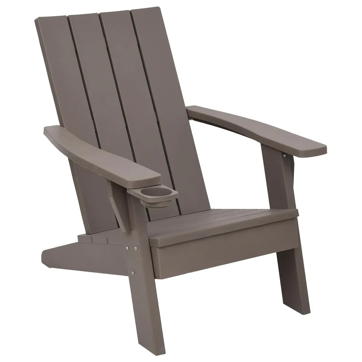Adirondack Garden Chair Outdoor Lounge Seating Patio Furniture Brown