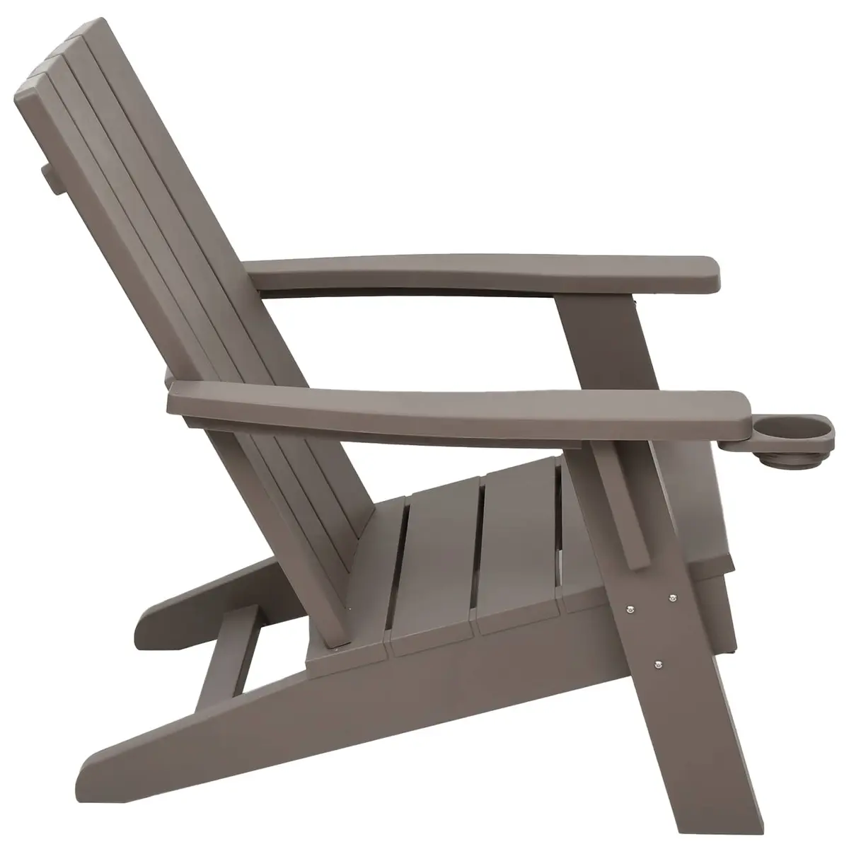 Adirondack Garden Chair Outdoor Lounge Seating Patio Furniture Brown