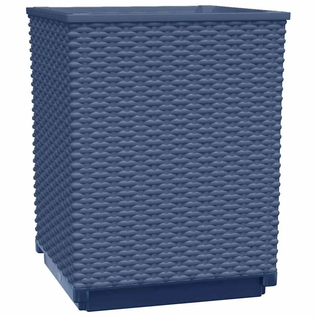 Planters Outdoor Garden Flower Boxes Grey 4 Piece
