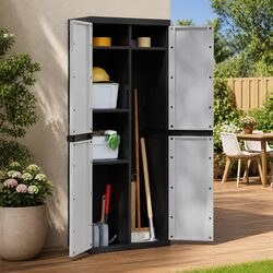 Outdoor Storage Cabinet Dimensions: 65 x 37 x 165 cm