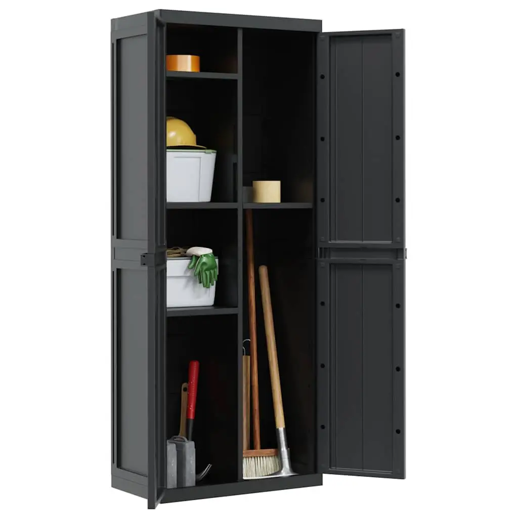 Outdoor Storage Cabinet Garden 65x37x165 cm