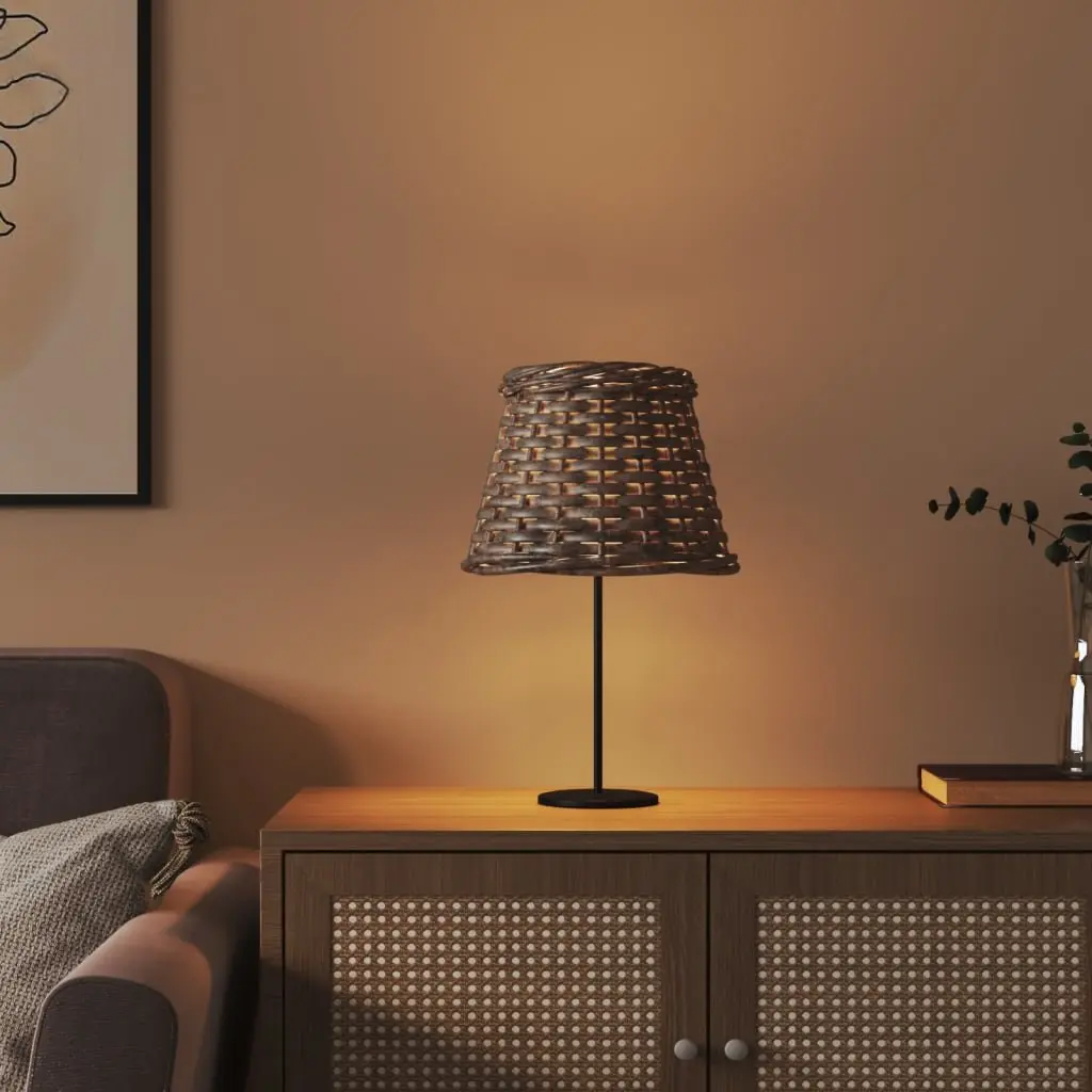 Wicker Lamp Shade for Living Room Bedroom Kitchen 15cm Diameter
