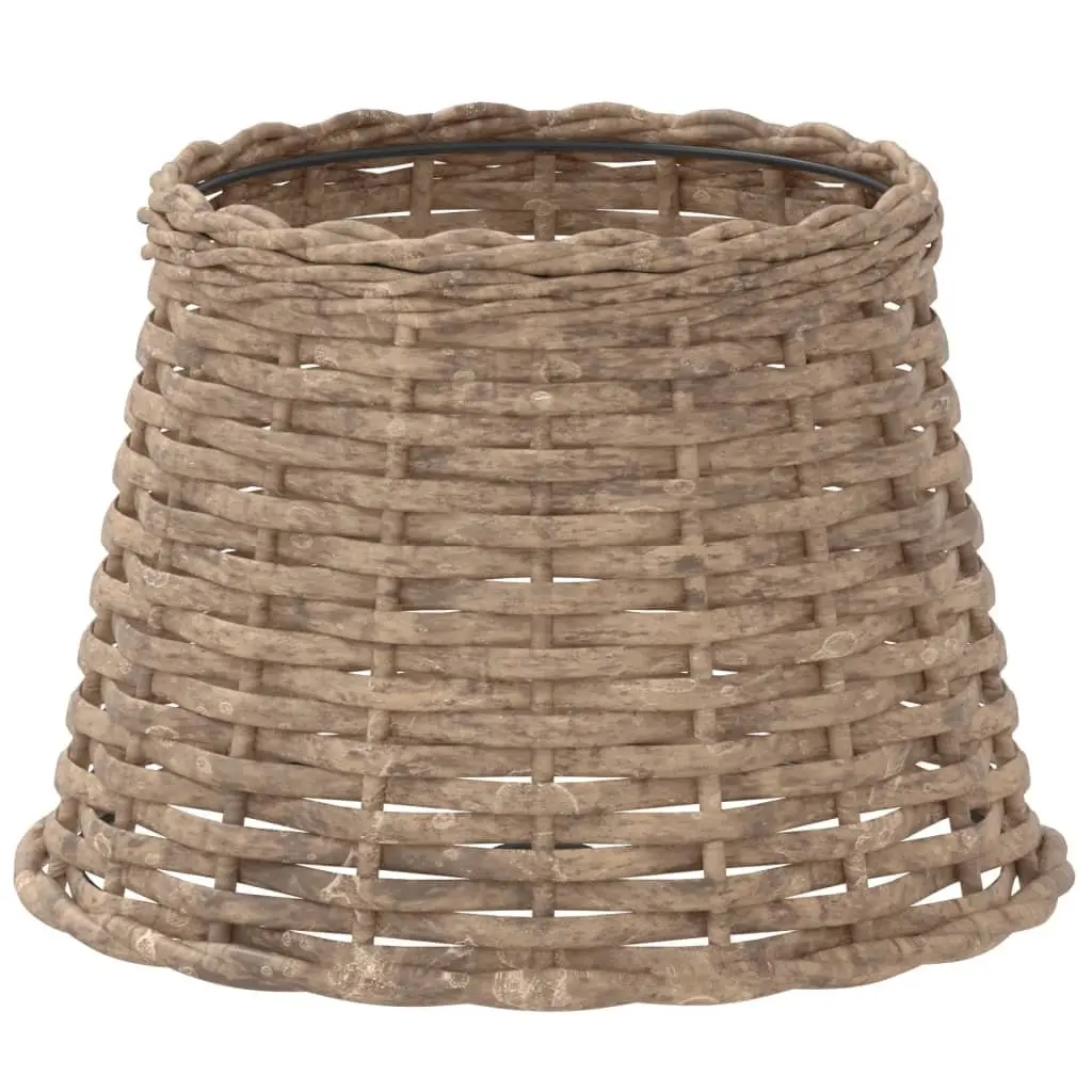 Wicker Lamp Shade Brown Ceiling Light Pendant Table Fixture Home Decor Ø25x17cm