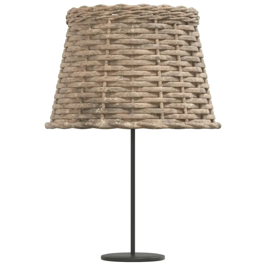 Wicker Lamp Shade Brown Ceiling Light Pendant Table Fixture Home Decor Ø25x17cm