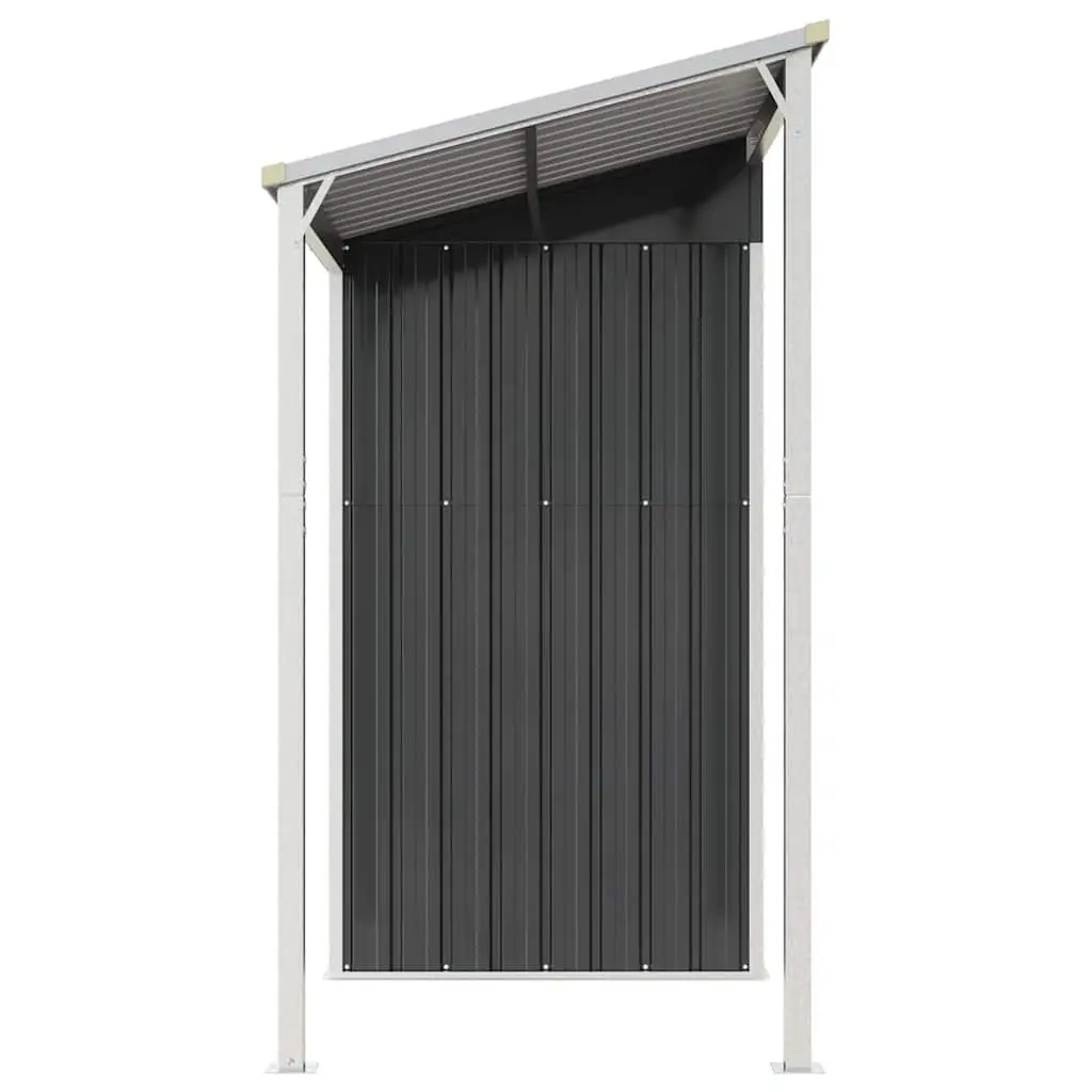 Garden Shed Outdoor Storage 277x107x181cm Anthracite Steel