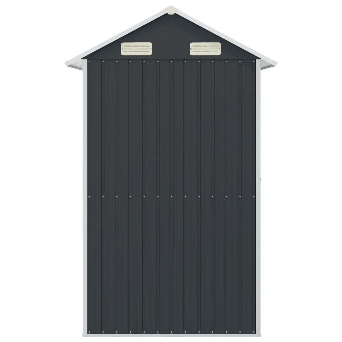 Garden Shed Anthracite 192x152.5x237 cm Galvanised Steel Outdoor Storage Tool