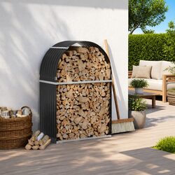Specifications of Anthracite Steel Log Holder for Firewood