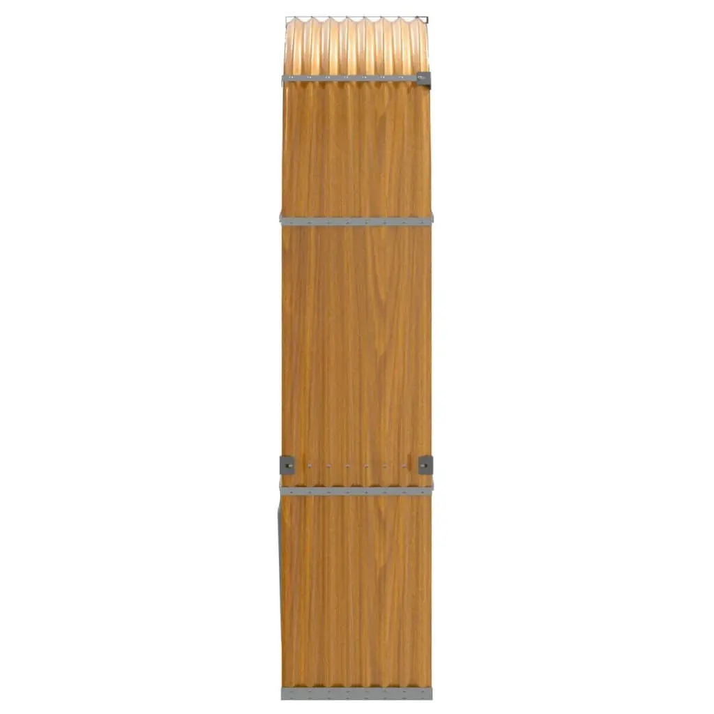 Log Holder for Firewood Storage Outdoor 120x45x210 cm Galvanised Steel