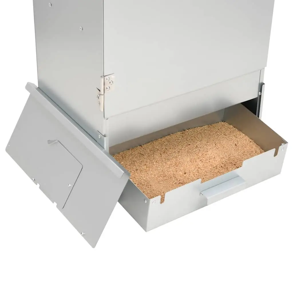 BBQ Smoker Grill Outdoor Garden 44.5 x 29 x 83 cm Galvanised Steel