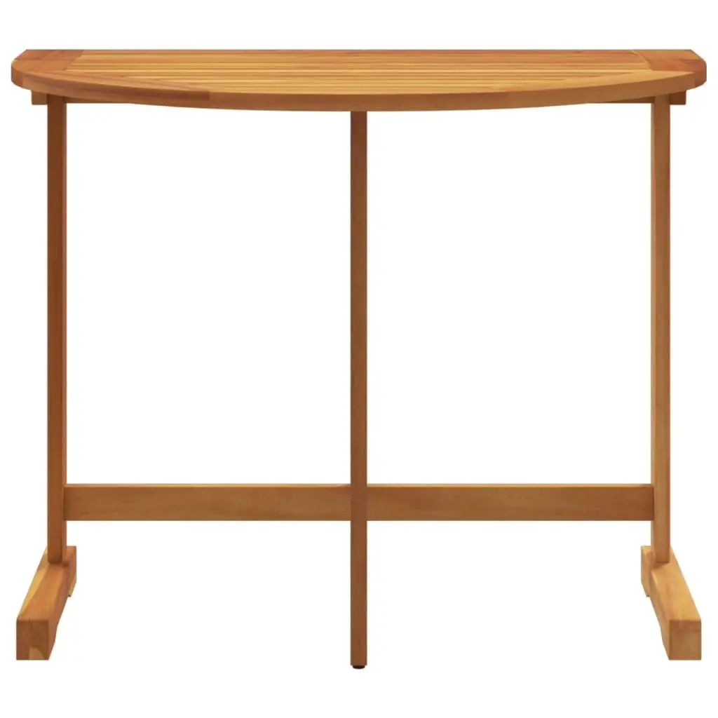Folding Balcony Table 90x60x72cm Outdoor Garden Patio Furniture Brown Wood