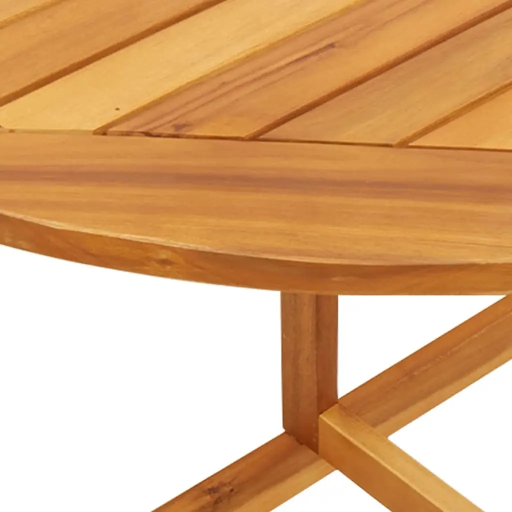 Folding Balcony Table 90x60x72cm Outdoor Garden Patio Furniture Brown Wood