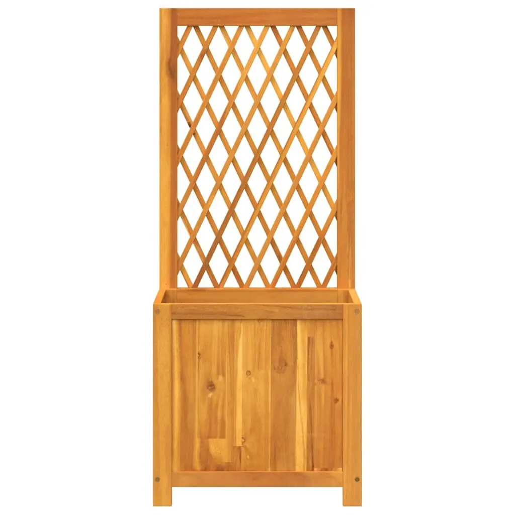 Wooden Planter with Trellis for Climbing Plants Garden Patio Outdoor