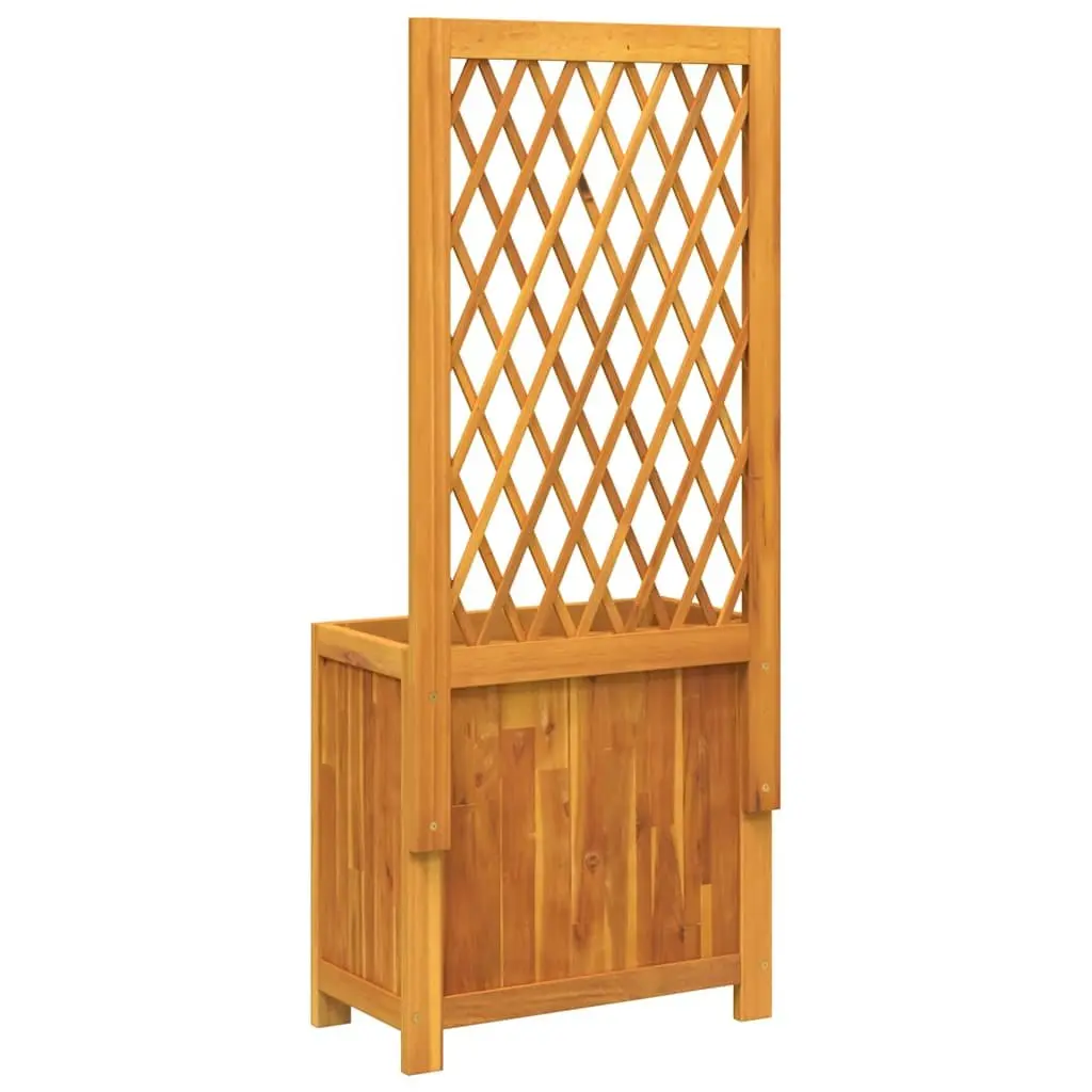 Wooden Planter with Trellis for Climbing Plants Garden Patio Outdoor
