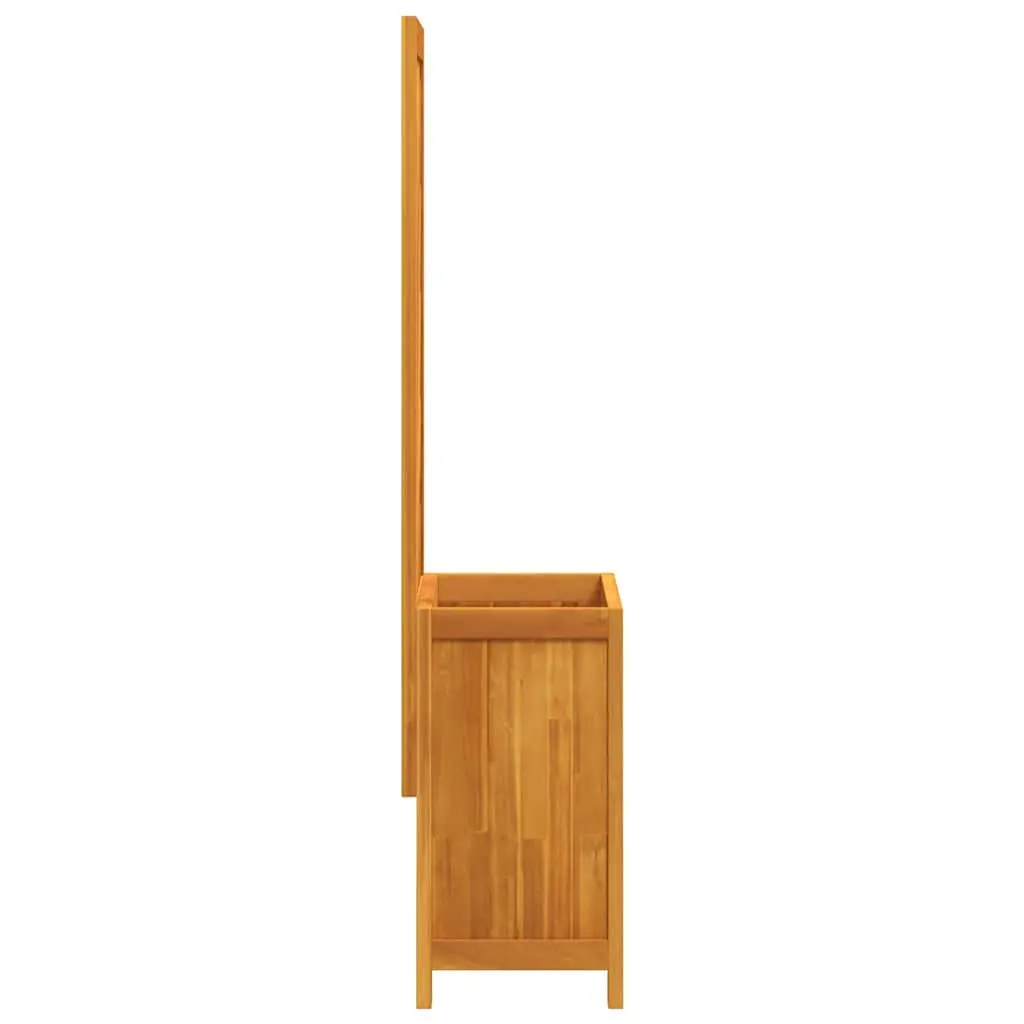 Wooden Planter with Trellis for Climbing Plants Garden Patio Outdoor