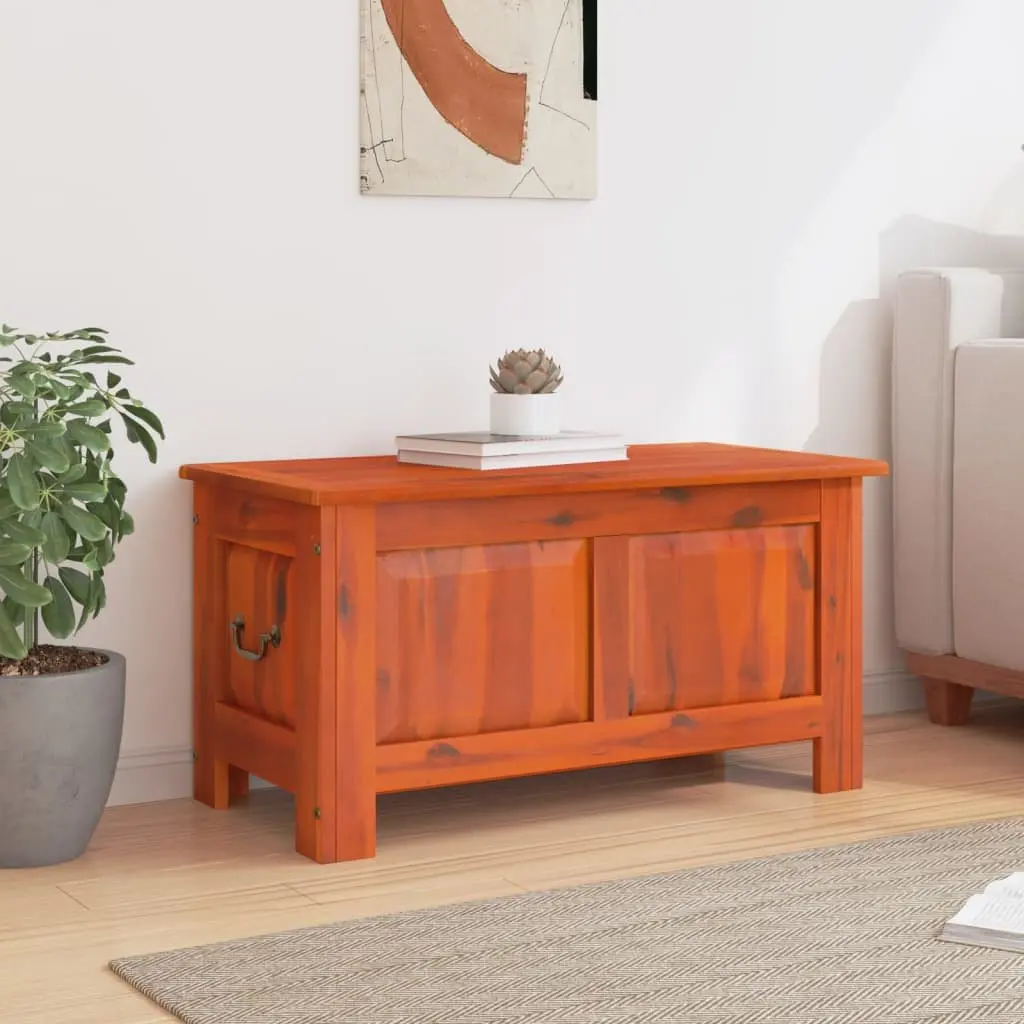Acacia Wood Storage Chest