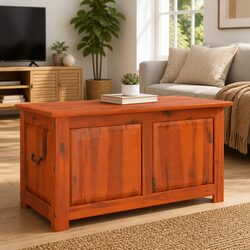 Specifications of the Brown Solid Acacia Wood Storage Chest