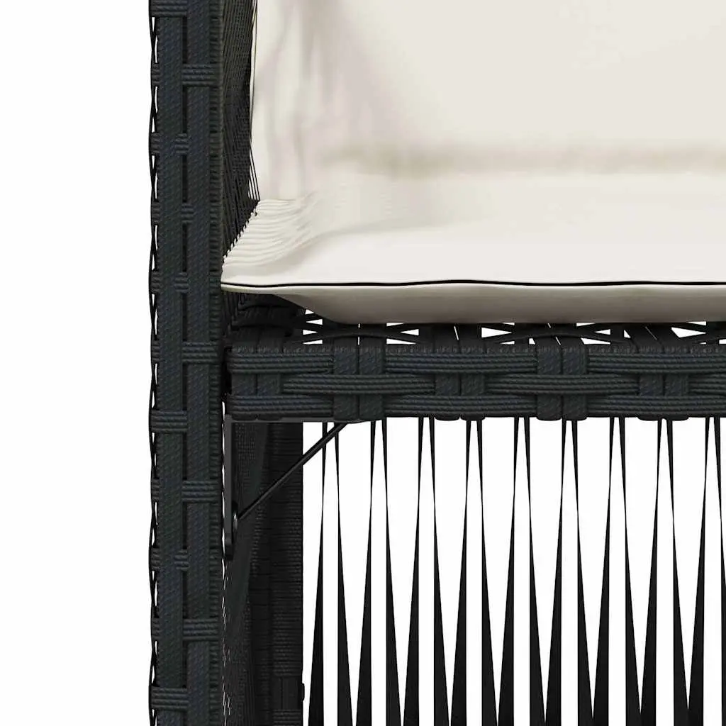 4 Chairs with Cushions for Outdoor Use