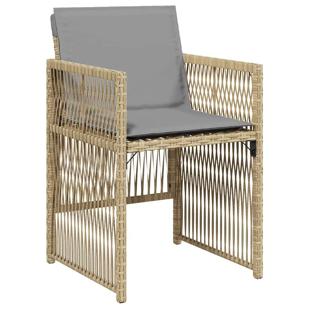 Outdoor Garden Chairs Set 4 Piece Patio Seating Cushioned