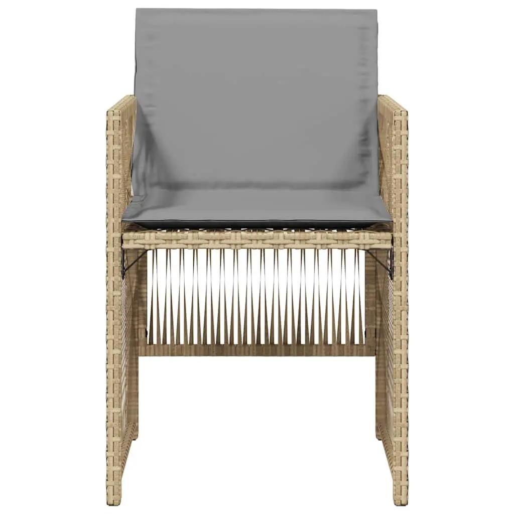 Outdoor Garden Chairs Set 4 Piece Patio Seating Cushioned