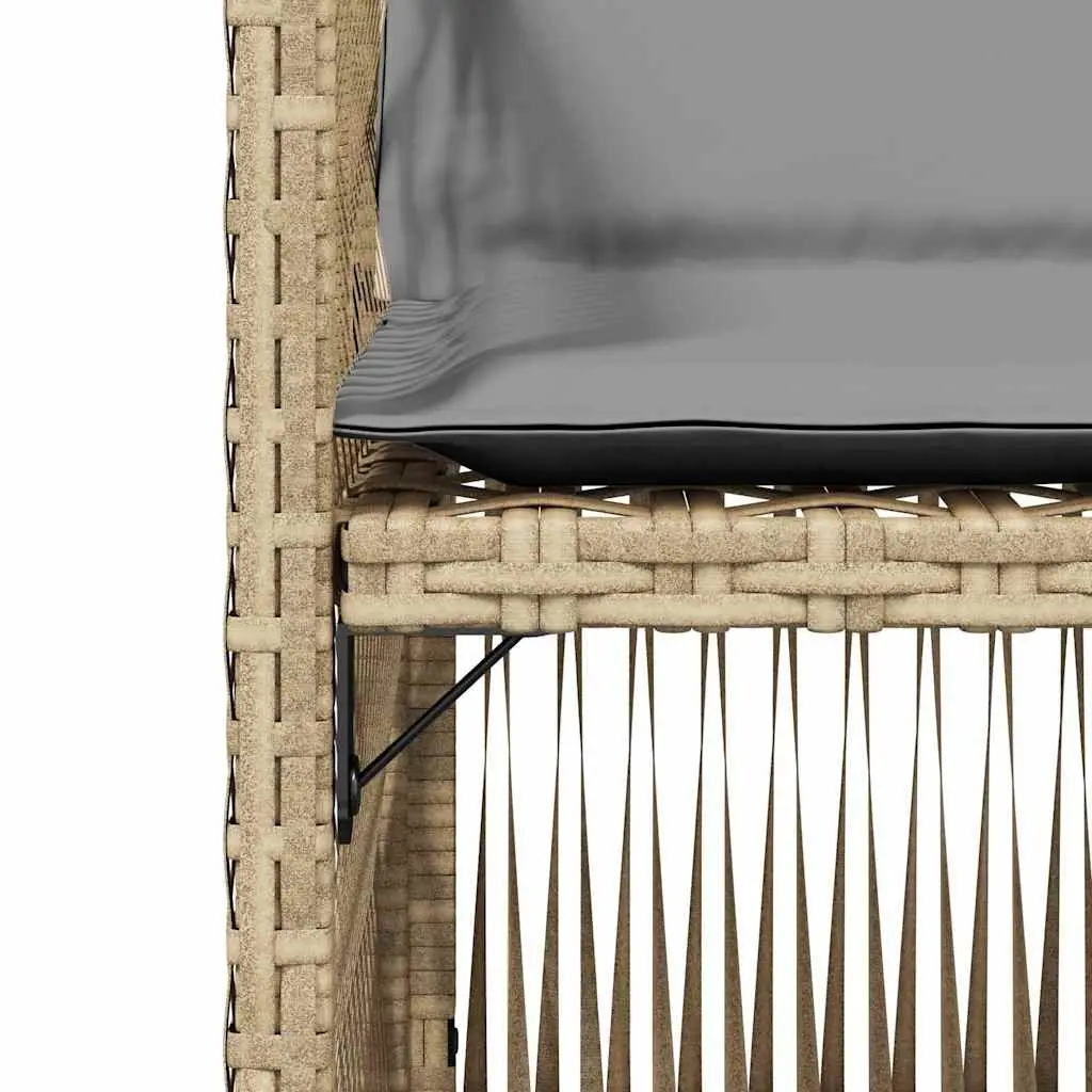 Outdoor Garden Chairs Set 4 Piece Patio Seating Cushioned