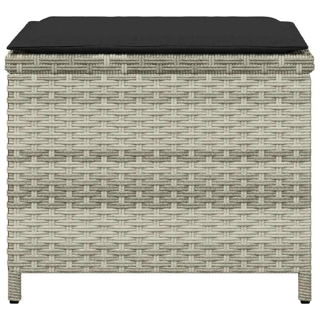 Garden Stools Outdoor Seating 4 Pieces Grey 41x41x36 cm