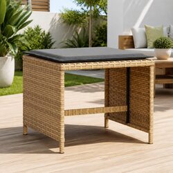Specifications of Beige Garden Stools - 4 pcs with Cushions