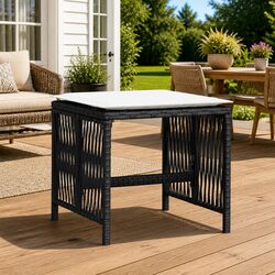 Specifications of Outdoor Garden Stools – 4 Pcs, Black