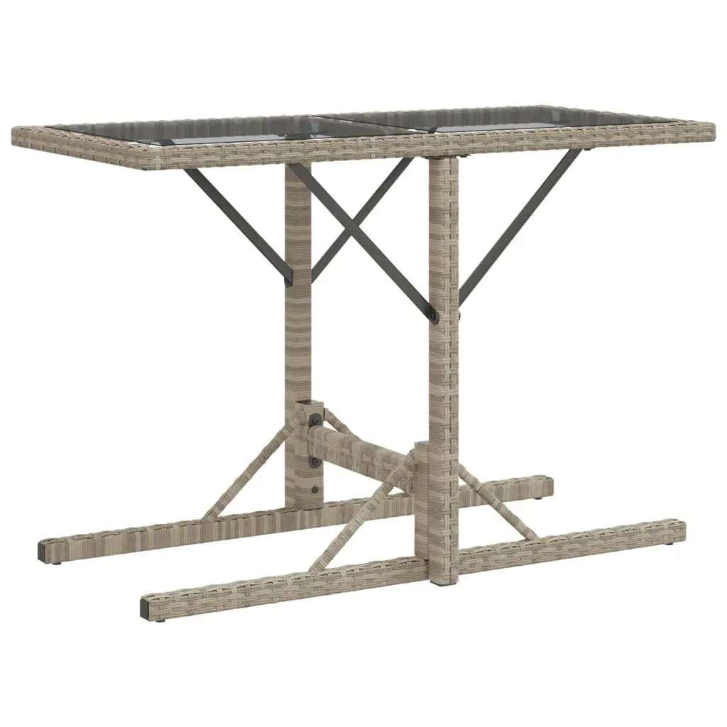 3 Piece Bistro Set for Garden Patio Grey Poly Rattan Chairs Table