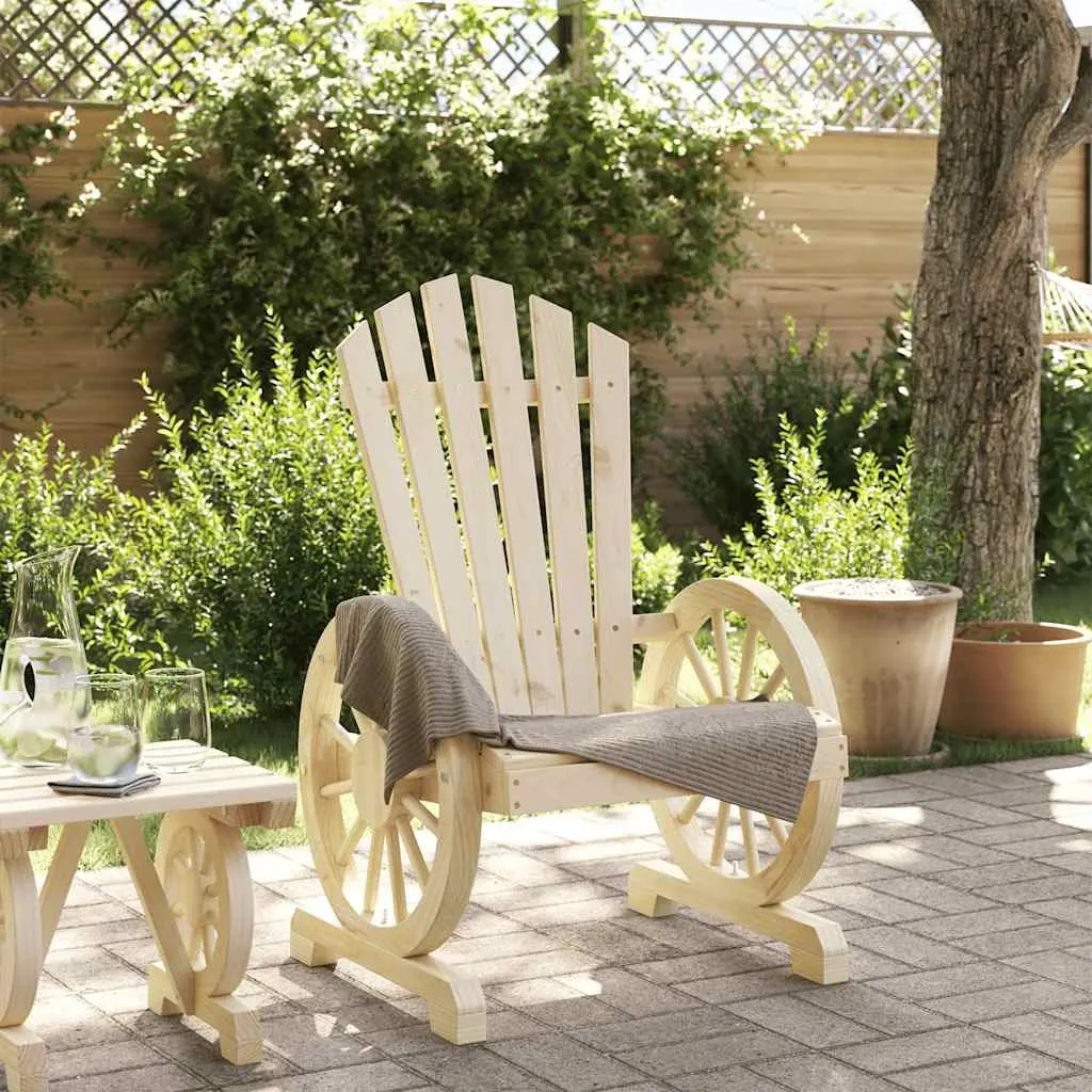 Adirondack Chair Outdoor Garden Patio Lounge Seating Brown