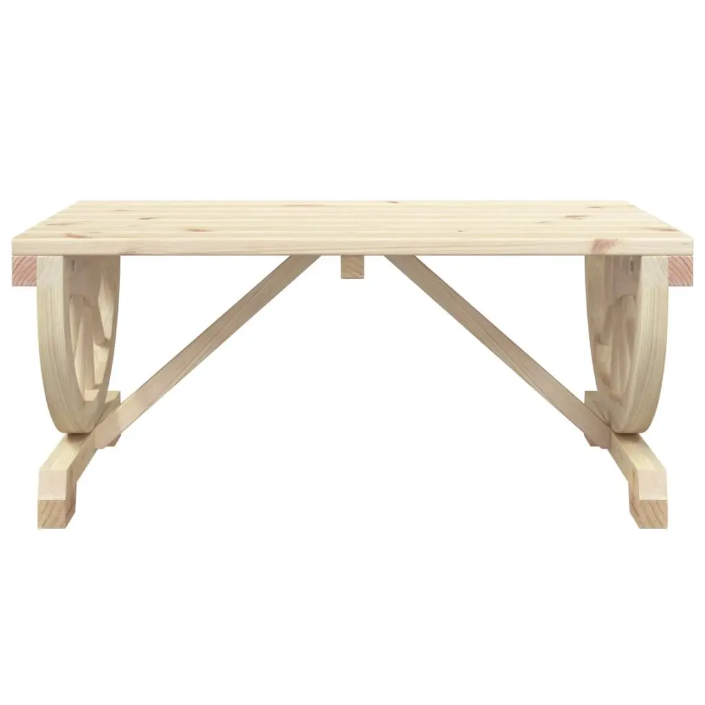 Solid Fir Garden Coffee Table