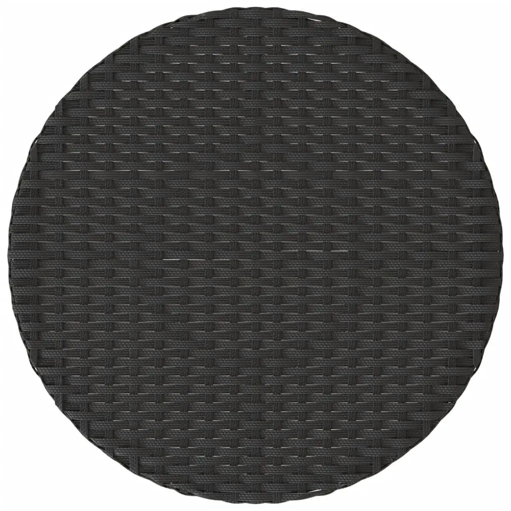 Black 3 Piece Outdoor Bistro Set