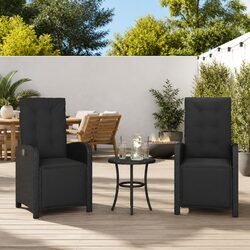 Reclining Garden Chairs 2pcs - Specs and Features