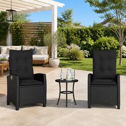 Set of 2 Outdoor Reclining Chairs: Specs and Features