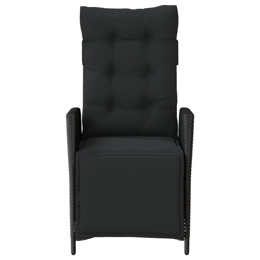 Reclining Garden Chair for Outdoor Use with Adjustable Backrest and Footrest