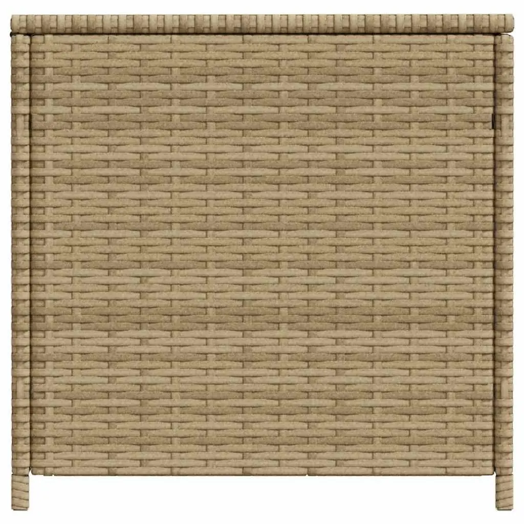 Garden Storage Box 469L Beige PE Rattan Construction