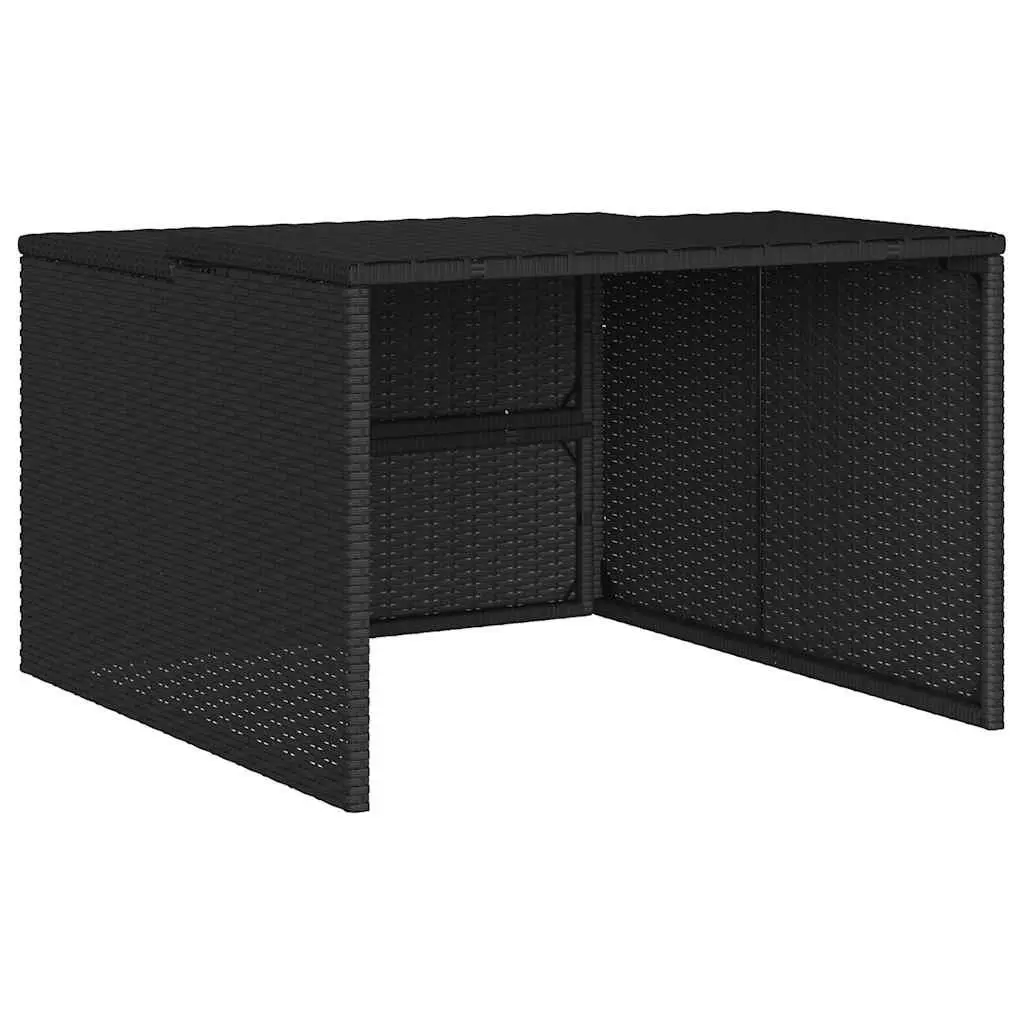 Robot Mower Garage Outdoor Storage Shed Black 86x90x52cm