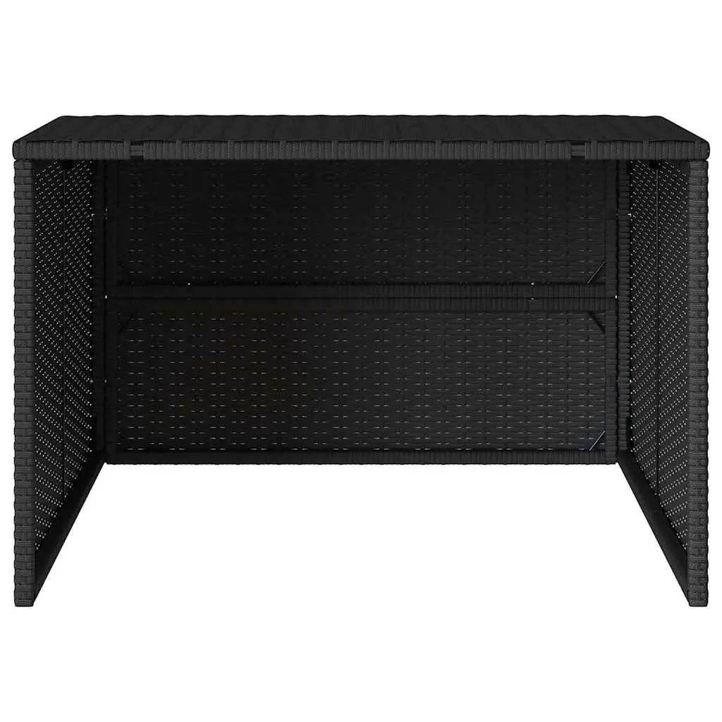 Robot Mower Garage Outdoor Storage Shed Black 86x90x52cm