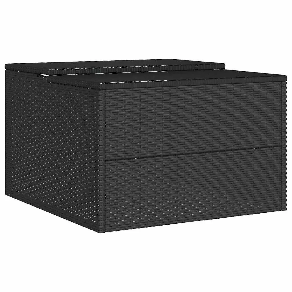 Robot Mower Garage Outdoor Storage Shed Black 86x90x52cm