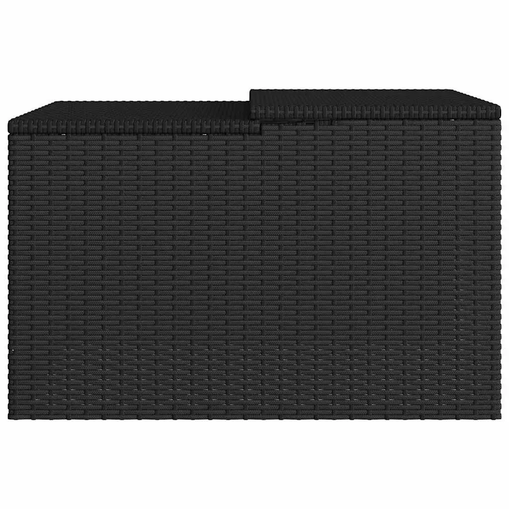 Robot Mower Garage Outdoor Storage Shed Black 86x90x52cm