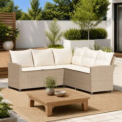 L-Shaped Outdoor Couch Sofa Specifications and Features