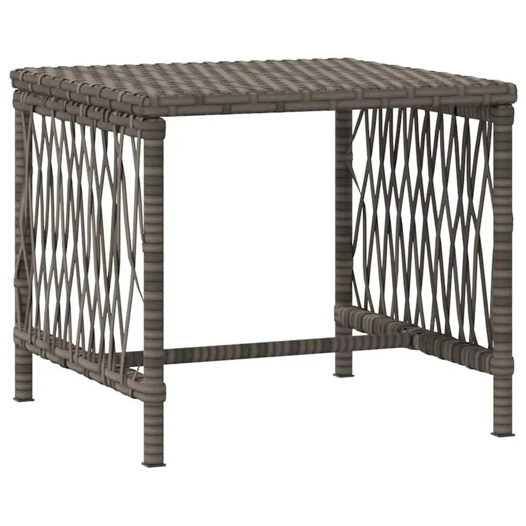 Sun Lounger Set for Outdoor Garden Patio 3 Piece Grey Dark Grey