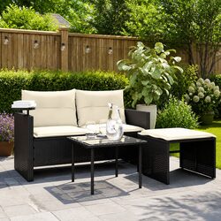 Three-Piece Outdoor Sofa Set Specifications and Features