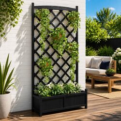 Wooden Planter with Trellis: Specs and Features