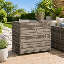 Grey Garden Storage Cabinet Dimensions and Features